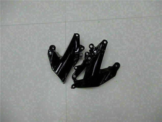 Lojas Carenagens Moto Kawasaki ZX6R 2009-2012 - Preto Brilhante Verde