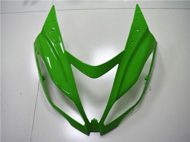 Lojas Carenagens Moto Kawasaki ZX6R 2013-2018 - Verde Branco Preto Brilhante