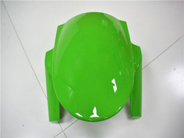 Lojas Carenagens Moto Kawasaki ZX6R 2013-2018 - Verde Branco Preto Brilhante