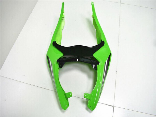 Lojas Carenagens Moto Kawasaki ZX6R 2013-2018 - Verde Branco Preto Brilhante