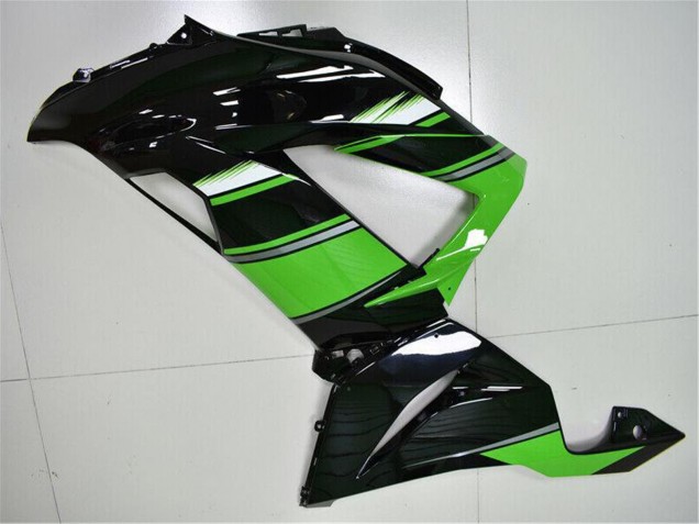 Lojas Carenagem Moto Kawasaki ZX6R 2013-2018 - Verde Preto Brilhante
