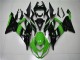 Lojas Carenagem Moto Kawasaki ZX6R 2013-2018 - Verde Preto Brilhante