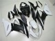 Lojas Carenagens ABS Kawasaki ZX6R 2013-2018 - Branco Preto Fosco