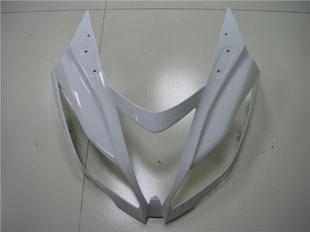 Lojas Carenagens ABS Kawasaki ZX6R 2013-2018 - Branco Preto Fosco