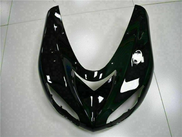 Lojas Kits Carenagem Moto Kawasaki ZX10R 2006-2007 - Preto Brilhante Vermelho Chama