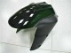 Lojas Kits Carenagem Moto Kawasaki ZX10R 2006-2007 - Preto Brilhante Vermelho Chama