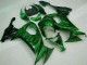 Lojas Carenagens Moto Kawasaki ZX10R 2008-2010 - Preto Brilhante Verde Chama