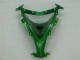 Lojas Carenagens Moto Kawasaki ZX10R 2008-2010 - Preto Brilhante Verde Chama
