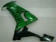 Lojas Carenagens Moto Kawasaki ZX10R 2008-2010 - Preto Brilhante Verde Chama
