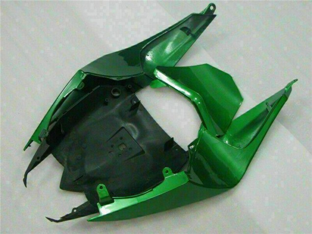 Lojas Carenagens Moto Kawasaki ZX10R 2008-2010 - Preto Brilhante Verde Chama