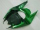 Lojas Carenagens Moto Kawasaki ZX10R 2008-2010 - Preto Brilhante Verde Chama