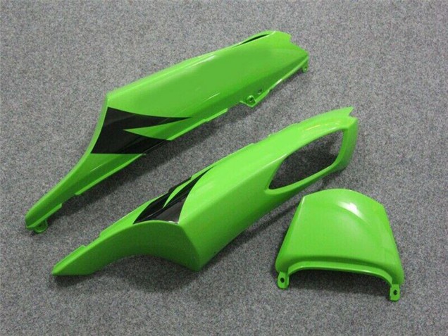 Lojas Carenagem Moto Kawasaki ZX14R ZZR1400 2006-2011 - Verde Preto Brilhante