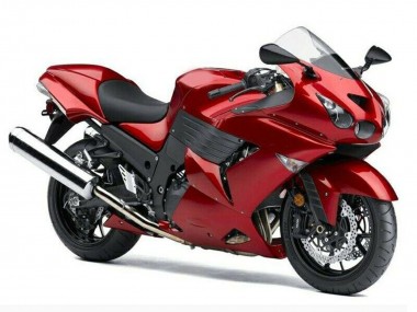 Lojas Carenagens Moto Kawasaki ZX14R ZZR1400 2006-2011 - Vermelho