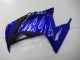 Lojas Carenagens Moto Kawasaki Ninja 300 EX300R 2013-2024 - Azul Preto Branco Chama