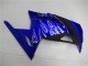 Lojas Carenagens Moto Kawasaki Ninja 300 EX300R 2013-2024 - Azul Preto Branco Chama