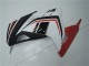 Lojas Carenagens Moto Kawasaki Ninja 300 EX300R 2013-2024 - Branco Vermelho Preto