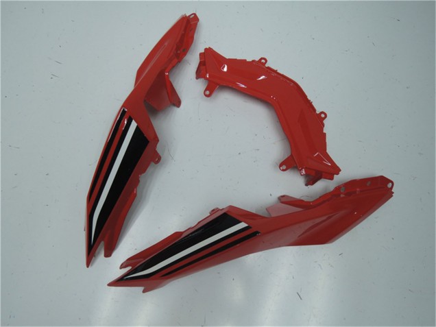 Lojas Carenagens Moto Kawasaki Ninja 300 EX300R 2013-2024 - Branco Vermelho Preto