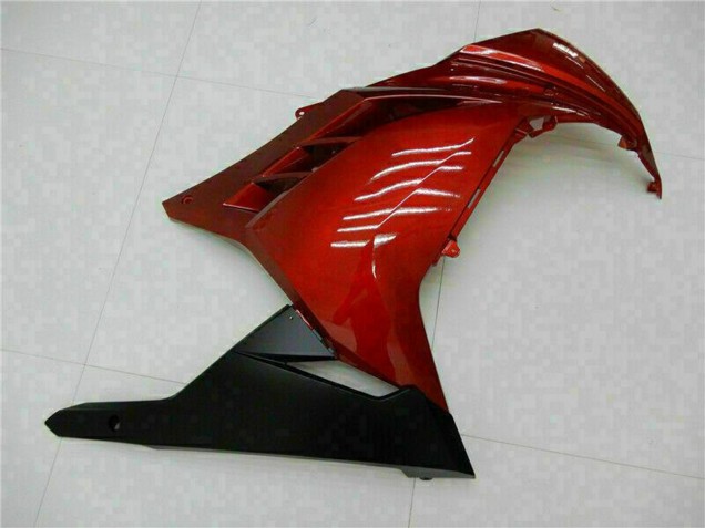 Lojas Carenagens Moto Kawasaki Ninja 300 EX300R 2013-2024 - Vermelho Preto