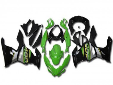 Lojas Carenagens Moto Kawasaki EX400 2018-2024 - Verde Preto Cinzento
