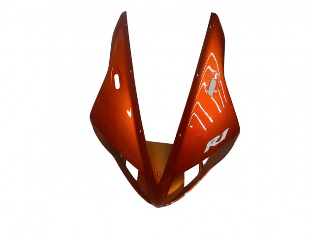 Lojas Carenagens Moto Yamaha YZF R1 2002-2003 - Laranja Preto Fosco