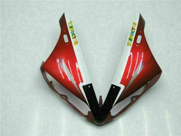 Lojas Carenagens Moto Yamaha YZF R1 2004-2006 - Branco Vermelho Amarelo Motul 46