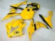 Lojas Carenagens Moto Yamaha YZF R1 2004-2006 - Amarelo Preto Brilhante Dunlop 50