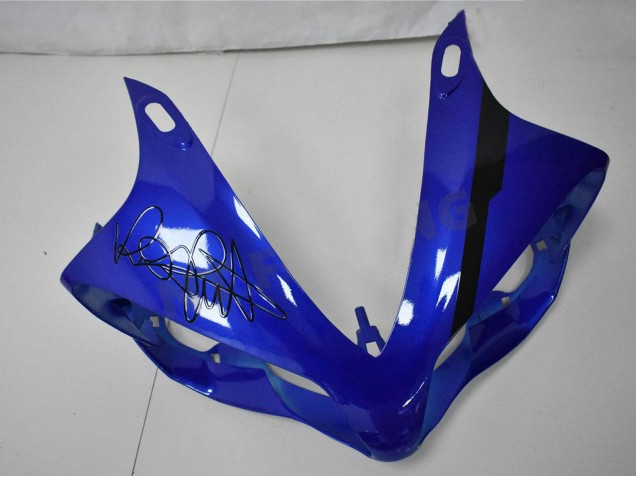 Lojas Carenagens Moto Yamaha YZF R1 2007-2008 - Azul Amarelo Preto Tubarão
