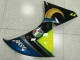 Lojas Carenagens Moto Yamaha YZF R1 2009-2011 - Azul Amarelo Tubarão