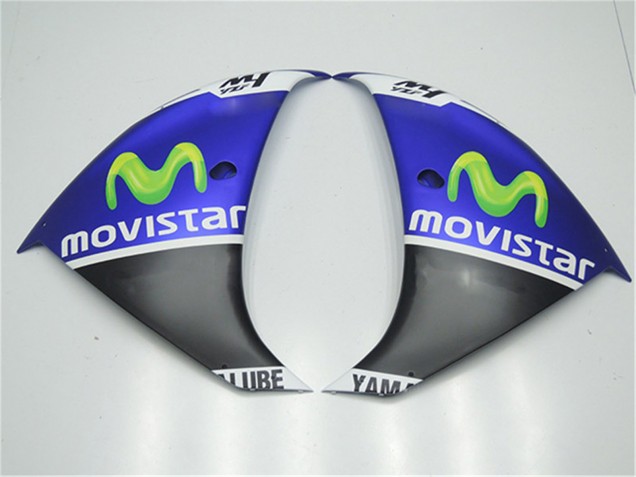 Lojas Carenagens Moto Yamaha YZF R1 2012-2014 - Azul Branco Preto Verde MoviStar Yamalube ENEOS