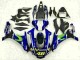 Lojas Carenagens Moto Yamaha YZF R1 2015-2019 - Azul Prata Preto Verde MoviStar