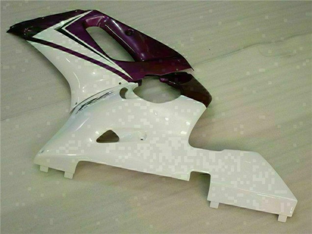 Lojas Carenagens Moto Yamaha YZF R6 1998-2002 - Branco Roxo