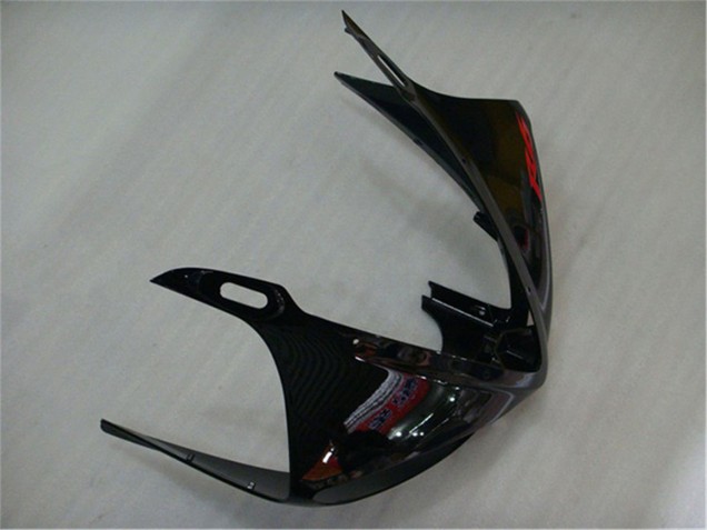 Lojas Carenagens Moto Yamaha YZF R6 2003-2004 - Preto Brilhante Preto Fosco Vermelho Decalques