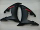 Lojas Carenagens Moto Yamaha YZF R6 2003-2004 - Preto Brilhante Preto Fosco Vermelho Decalques