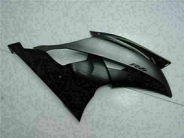 Lojas Carenagens Moto Yamaha YZF R6 2008-2016 - Cinzento Preto Fosco