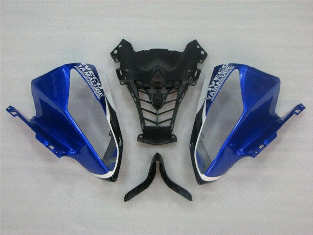 Lojas Carenagens Moto Yamaha YZF R6 2008-2016 - Branco Azul Preto ENEOS Semakin Didepan