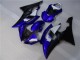 Lojas Carenagens Moto Yamaha YZF R6 2008-2016 - Branco Azul Preto Fosco