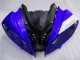 Lojas Carenagens Moto Yamaha YZF R6 2008-2016 - Branco Azul Preto Fosco