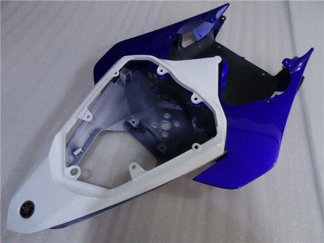 Lojas Carenagens Moto Yamaha YZF R6 2008-2016 - Branco Azul Preto Fosco
