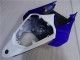 Lojas Carenagens Moto Yamaha YZF R6 2008-2016 - Branco Azul Preto Fosco