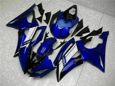 Lojas Carenagens Moto Yamaha YZF R6 2008-2016 - Azul Branco