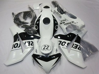 Lojas Carenagens Moto Honda CBR1000RR 2008-2011 - Branco Preto Brilhante Repsol 22