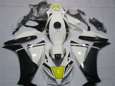 Lojas Carenagem Moto Honda CBR1000RR 2012-2016 - Branco Amarelo Preto Brilhante