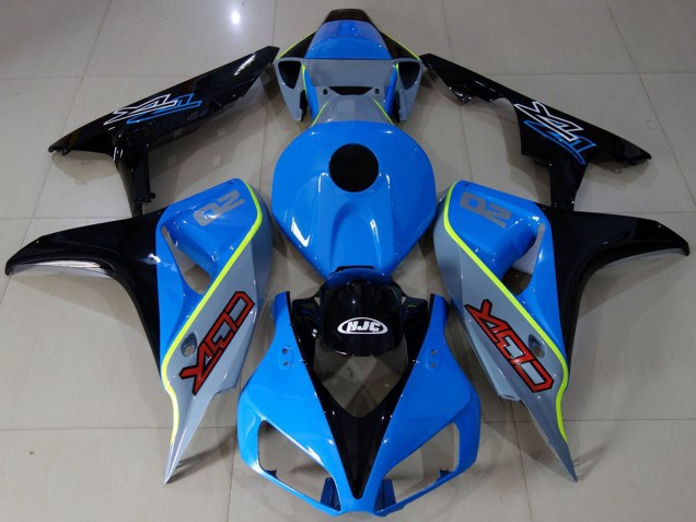 Lojas Carenagens Moto Honda CBR1000RR 2006-2007 - Azul Amarelo Preto Brilhante CBR