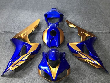 Lojas Carenagens Moto Honda CBR1000RR 2006-2007 - Ouro Azul