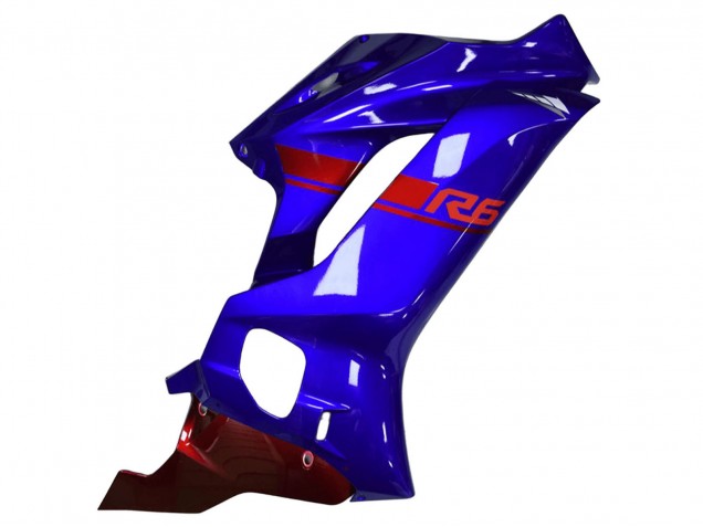 Lojas Carenagens Moto Yamaha YZF R6 2017-2023 - Azul Vermelho