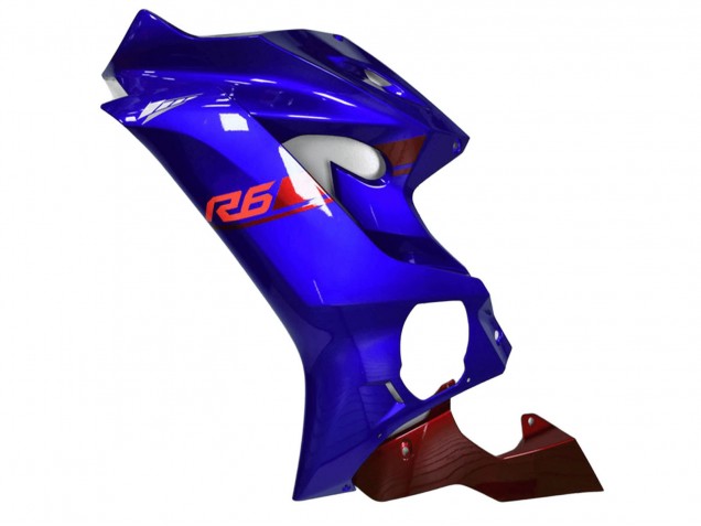 Lojas Carenagens Moto Yamaha YZF R6 2017-2023 - Azul Vermelho