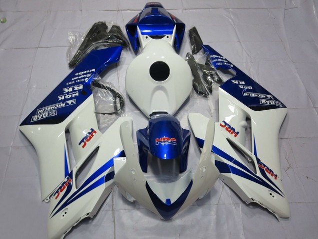 Lojas Carenagens Moto Honda CBR1000RR 2004-2005 - Branco Azul HRC