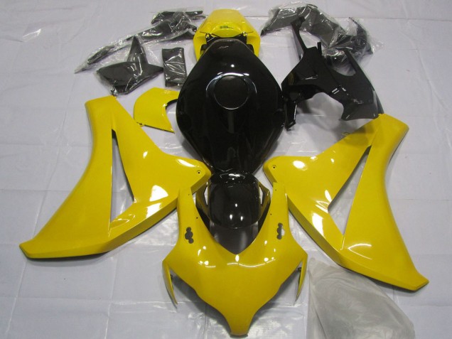 Lojas Carenagem Moto Honda CBR1000RR 2008-2011 - Amarelo Preto Brilhante