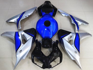 Lojas Carenagens Moto Honda CBR1000RR 2006-2007 - Prata Azul Preto Brilhante