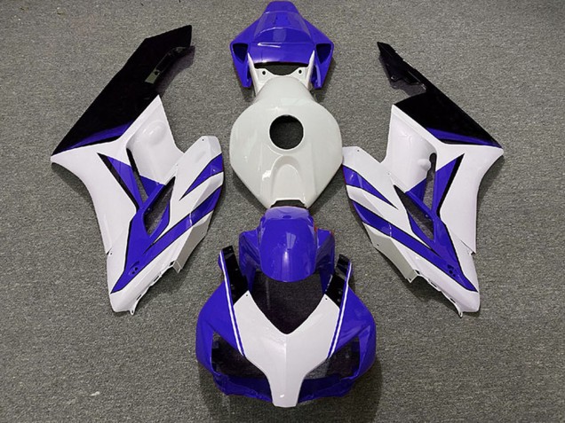 Lojas Carenagens Moto Honda CBR1000RR 2004-2005 - Branco Azul Preto Brilhante